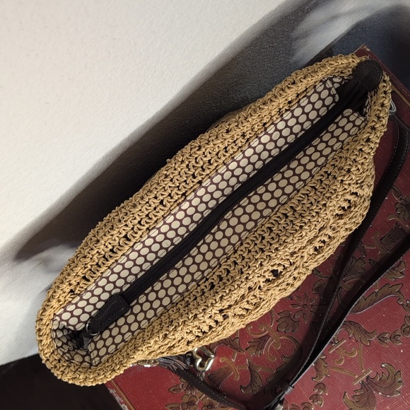 Brighton Leather and Woven Purse - Picture 2 of 9